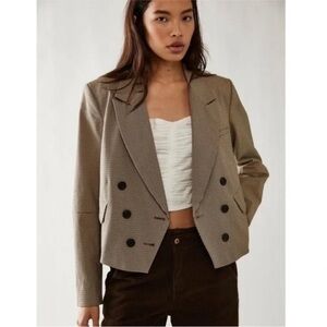 Free People Betty Cropped Blazer NWT NBW